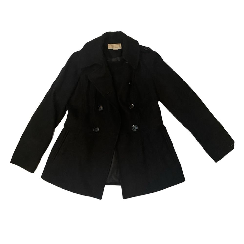 Michael Kors  black coat trench